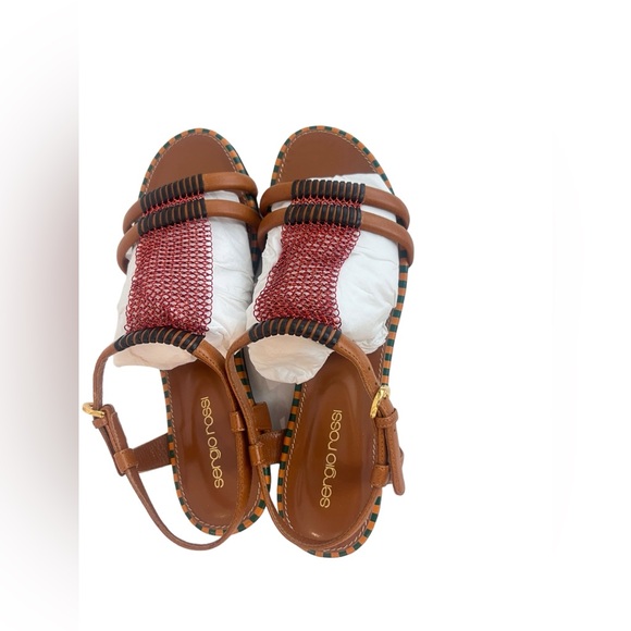 Sergio Rossi mesh ankle strap strappy sandals - Picture 3 of 8